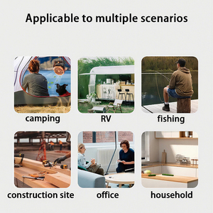 Bán buôn 600W 576wh mini năng lượng mặt trời nhà máy điện LED AC/DC/USB/Type-C Kết quả đầu ra khẩn cấp ngoài trời khẩn cấp năng lượng - Product Image 6