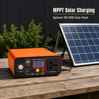 Station d'alimentation portable 300W, générateur solaire, batterie de secours LiFePO4 pour le camping, les situations d'urgence et l'utilisation en extérieur