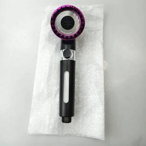 <span class=keywords><strong>Soffione</strong></span> doccia moderna a pioggia bianca per uso bagno con filtro ad alta pressione palmare viola con 3 funzioni - Product Image 6