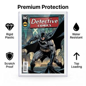 Étui de protection universel pour bandes dessinées, 194 mm <span class=keywords><strong>x</strong></span> 280 mm, housse en PVC durable anti-rayures pour bandes dessinées modernes, argentées et classiques - Product Image 4