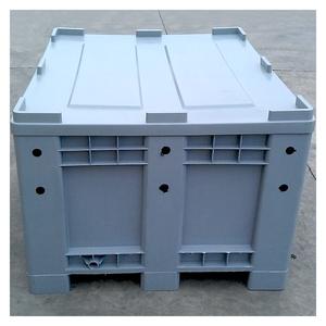 Toptan plastik tekerlekli palet sandık depo büyük mobil depolama plastik köpek kafesi - Product Image 1