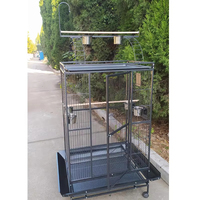 Cage de Luxe Interactif et Respirant pour Perroquets, Grande Villa en Fil Métallique Solide en Acier Inoxydable, Qualité Supérieure, Vente Chaude Joysing