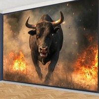 Tapisserie murale en polyester à motifs variés, résistante à la décoloration, légère, facile à accrocher, art mural, vente en gros