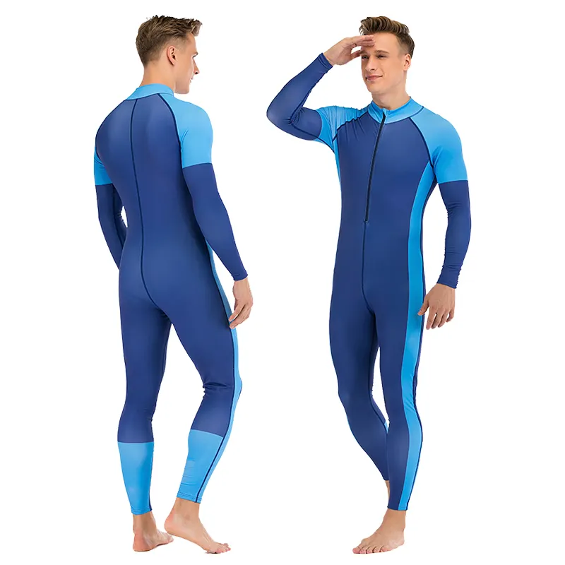 Tuta da uomo della migliore qualità muta da sub Super elasticizzata Swim Surf Snorkeling manica lunga Plus Size muta da uomo