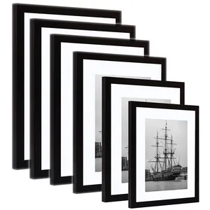 A1 A2 A3 A4 A5 4x6 5X7 6X8 8x10 11x14 12x16 12x18 16x20 18x24 24x36 Black White Poster Picture Wood Photo Frame