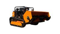 Gyrobroyeur Diesel 1200 mm télécommandé sur chenilles pour pentes raides, vergers, vignobles, débroussaillage et défrichement des terrains