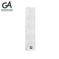 Estilo de moda 4*4,5 "Altavoces Sistema de audio Sonido Columna de música profesional Altavoz Sistema de sonido para exteriores