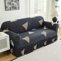 Housse de protection pour canapé imprimée lavable de haute qualité, anti-poussière et poils d'animaux, en tissu doux et durable, pour la décoration du salon