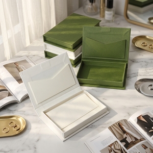 Customizable Wholesale Book-Shape Jewelry <b>Box</b> <b>Rings</b> Earrings Pendants Jewelry <b>Box</b> with Creamy Microfiber Pouch for Engagements - Product Image 4