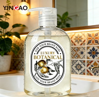 Etiquetas Adhesivas Personalizadas con Diseño Floral Vintage para Perfumes, Aceites Esenciales, Envases de Cosméticos y Botellas de Champú