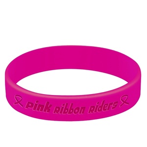 Pulsera <span class=keywords><strong>de</strong></span> silicona personalizada para cáncer <span class=keywords><strong>de</strong></span> <span class=keywords><strong>mama</strong></span>, cinta rosa - Product Image 2