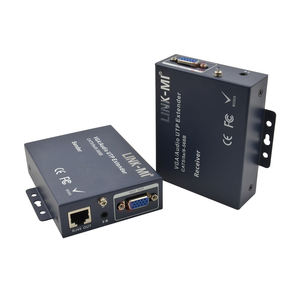 Extensor KVM VGA 1080P 60Hz 300M Transmisor y Receptor de Video KVM <span class=keywords><strong>USB</strong></span> a través de Cable CAT5e/6 Teclado Ratón - Product Image 3