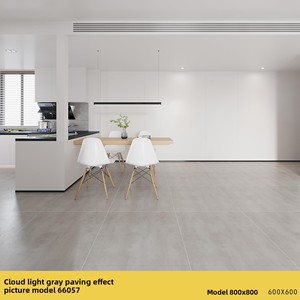 <span class=keywords><strong>Carreaux</strong></span> <span class=keywords><strong>de</strong></span> sol intérieurs modernes en céramique grise mate antique 800x800 simples antidérapants pour salon, hall, villa - Product Image 2