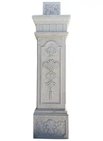 Colonne de Temple de Tour Carrée de Design Moderne Colonne Romaine Solide Pierre de Granit avec Base Piliers de Pierre de Clôture Préfabriqués