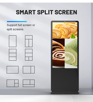 Pantalla LCD para Exteriores IP65 de 43 Pulgadas, Pantalla Publicitaria, Señalización Digital Inteligente Android para Centros Comerciales, Tiendas y Plazas
