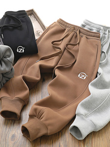 <span class=keywords><strong>Pantaloni</strong></span> Sportivi Invernali per Bambini con Fodera in Pile e Vita Elastica in Tessuto Lavorato a Maglia - Product Image 5