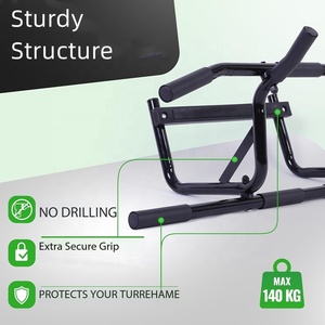 Wellshow Sport Barra per <span class=keywords><strong>Trazioni</strong></span> da <span class=keywords><strong>Porta</strong></span> Senza Foratura, Robusta per <span class=keywords><strong>Trazioni</strong></span>, Dips e Flessioni - Product Image 4