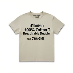 T-Shirt Unisex 210GSM 100% Cotone, Casual con Stampa DTF, Traspirante e Resistente, Maglietta da Uomo - Product Image 2