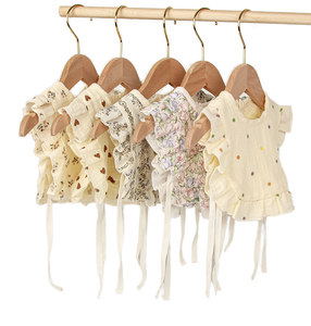 Nuevo Babero de Encaje para Bebé con Cuello de Encaje Floral, de Algodón Puro, Lavable, Unisex, con Capucha para Evitar que el Bebé se Trague la Leche - Product Image 1