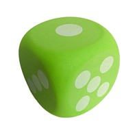 Vente en gros de dés en mousse EVA souple et élastique à six faces de 8 cm, colorés, carrés, avec logo personnalisé imprimable, jouet éducatif amusant pour jeux de cartes et de société