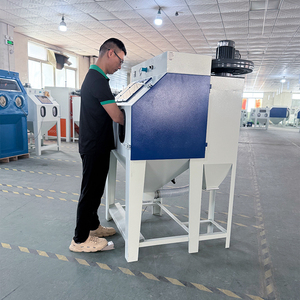 Tragbare Manuelle Sandstrahlmaschine mit Staubabscheidung Chinas Reinigungskabine - Product Image 2