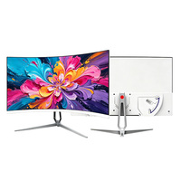 Moniteur de jeu incurvé 24 pouces 180 Hz 1920*1080 FHD 2800R Écran d'ordinateur sans cadre Affichage MVA