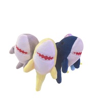 Porte-clés en peluche avec pendentif pour sac à dos pour femme et enfant Cadeau pour enfant 11CM Mini animal en peluche requin doux Porte-clés en peluche