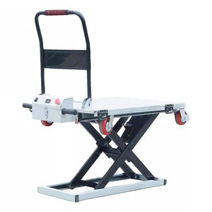 Wendy produk baru 2025 gunting portabel Mobile meja angkat hidrolik mengangkat gunting tangan troli pengangkat hidrolik troli untuk dijual - Product Image 4