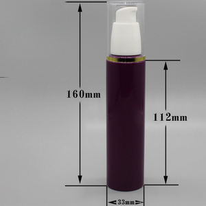 PET 80ml Couverture Complète Transparent Grand Couvercle Mince Bouteille de Lotion Crème Hydratante pour Soins de la Peau Bouchon à Vis - Product Image 2