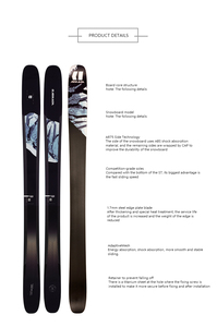 <span class=keywords><strong>Ski</strong></span> Tout-Terrain Personnalisé <span class=keywords><strong>de</strong></span> Gros, Twin Tips pour Sports d'Hiver, pour Adultes et Enfants, <span class=keywords><strong>Ski</strong></span> <span class=keywords><strong>de</strong></span> Randonnée - Product Image 5