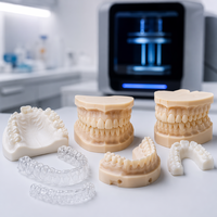 Modèles d'étude dentaire imprimés en 3D sur mesure, modèles d'enseignement orthodontique en résine SLA, modèles d'anatomie dentaire personnalisés pour prototypage rapide
