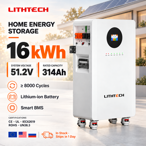 Sistema de Almacenamiento de Energía Solar de Pared con Batería de 16 kWh, 51.2V 314Ah, 8000 Ciclos, Soporte Local en la UE - Product Image 2