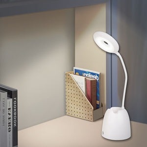 <span class=keywords><strong>Lampe</strong></span> de bureau de table à <span class=keywords><strong>LED</strong></span> Protection des yeux <span class=keywords><strong>Lampe</strong></span> de lecture à <span class=keywords><strong>LED</strong></span> avec chargement USB Dimmable Touch Control Pencil Holder - Product Image 4