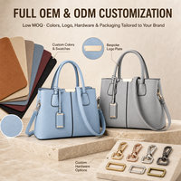 Sac à bandoulière tendance pour femmes en cuir PU de 36 cm de large avec 16 options de couleurs, prêt pour l'achat en gros