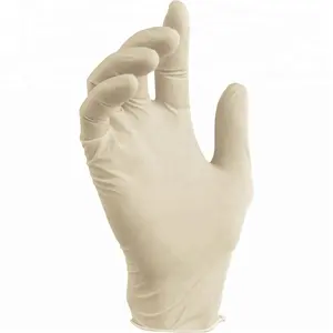 Disposable Latex Gloves Powdered Malaysia Latex Examination Gloves 100% Natural Rubber Manufacturer Price Latex Gloves