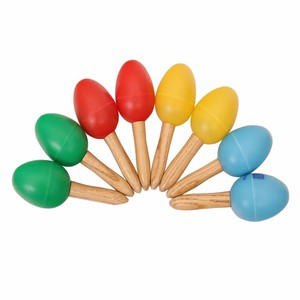 En gros en plastique maracas d'instruments fabriqué en Chine bébé jouet en plastique maracas - Product Image 1