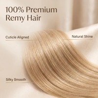 Peluca de Moda Estilo Occidental Personalizada, Suave y Sedosa, Sin Desprendimiento, Sin Enredos, para Niñas, 100% Cabello Humano, Aspecto Natural, Calidad de Salón