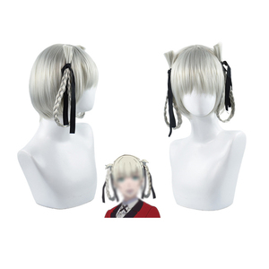 Perruques d'anime japonais accessoires de déguisement Lolita <span class=keywords><strong>Kakegurui</strong></span> perruque de jeu de rôle Halloween accessoires de fête de noël pour le spectacle - Product Image 4