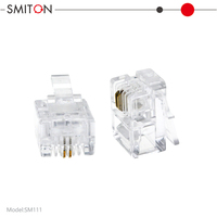 Connecteurs RJ11 6P2C Câble téléphonique Prise Cat3