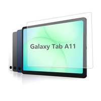 Protector de Pantalla de Vidrio Templado Ultrafino 9H HD Transparente de Lujo con Cobertura Total Anti-Rayones para Samsung Galaxy Tab A11 Plus