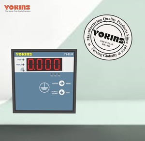 Relais de protection contre les fuites à la terre Yokins Y9-ELR 30mA-30A AC, 45-270V AC/DC, 96x96mm pour montage sur panneau - Product Image 1