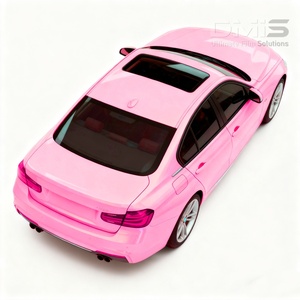 Super Gloss Peach Pink Convenient Construction <strong>Color</strong> Change Film Wrap Car <strong>Vinyl</strong> No Warping - Product Image 2