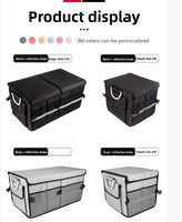 Boîte de rangement pour coffre de voiture transfrontalière en tissu Oxford, fabriquée en Chine, fournitures d'organisation tout-en-un