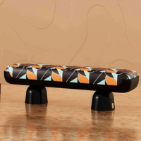 Tabouret de lit en velours de luxe banc meubles de salon canapé banc pouf luxe chambre meubles de maison