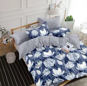 Wholesale household flat sheet king size duvet cover set cotton comfort embroidery luxury bedding set