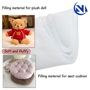 Nhà Máy Cung Cấp 100% <span class=keywords><strong>Polyester</strong></span> Vải Trắng Bông Chất Liệu Cho Mùa Đông Quần Áo - Product Image 3
