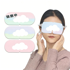 Maschera Oculare Riscaldante Monouso Popolare a Marchio Privato per Viaggi <span class=keywords><strong>e</strong></span> Supporto al Sonno, OEM - Product Image 5