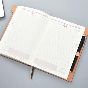 Bán buôn văn phòng cung cấp biểu tượng tùy chỉnh PU da chất kết dính kim loại từ tổ chức <span class=keywords><strong>2025</strong></span> Tạp Chí máy tính xách tay - Product Image 2