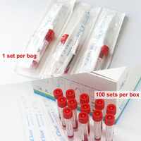 Écouvillon nasopharyngé stérilisé en nylon IClean 10 ml, test de détection de la grippe H3N2, kit VTM 3 ml, usage médical, classe I, homologué 510K
