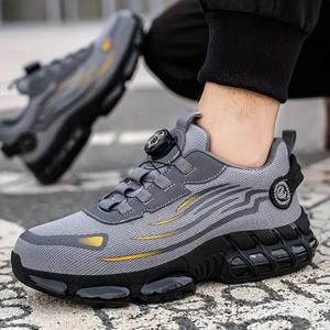 <span class=keywords><strong>Scarpe</strong></span> <span class=keywords><strong>Antinfortunistiche</strong></span> con Fibbia Automatica, Calzature Antiperforazione con Punta in Acciaio, Calzature Protettive <span class=keywords><strong>Unisex</strong></span> Antiurto alla Moda per Fabbriche - Product Image 5
